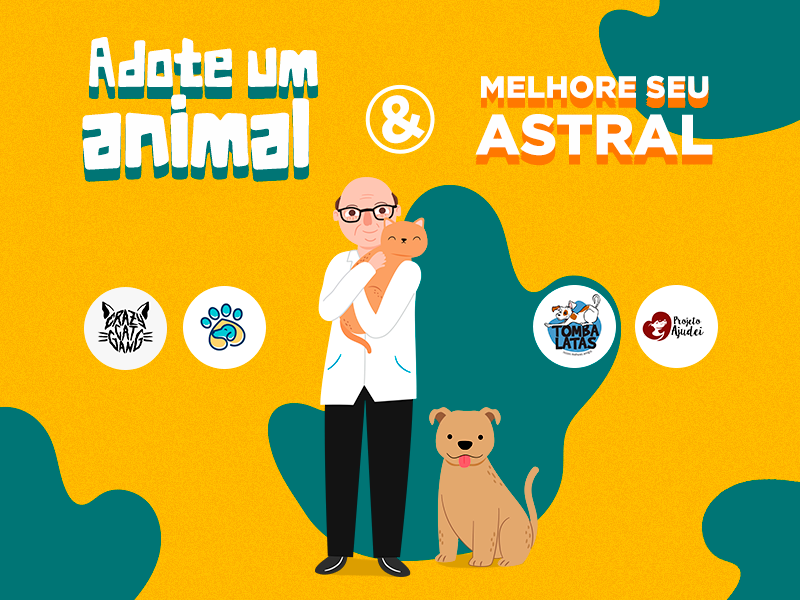 Saiba mais sobre a campanha Adote um Animal!
