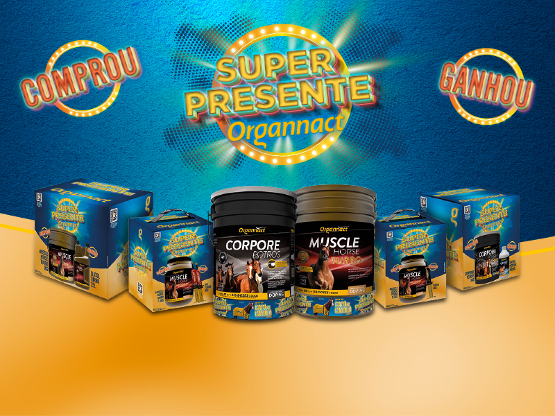 SUPERPRESENTE Organnact: Conheça os suplementos que fazem parte dessa super campanha!