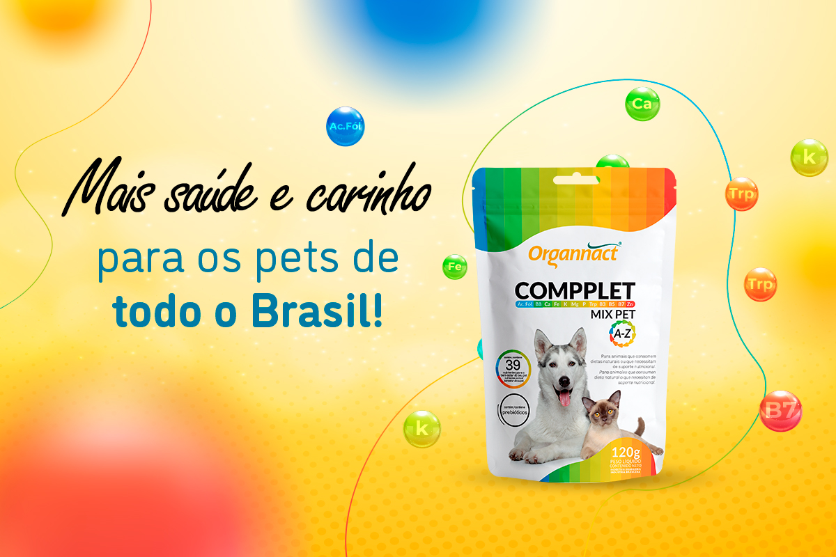 Nutrição completa para os pets: conheça o Compplet Mix