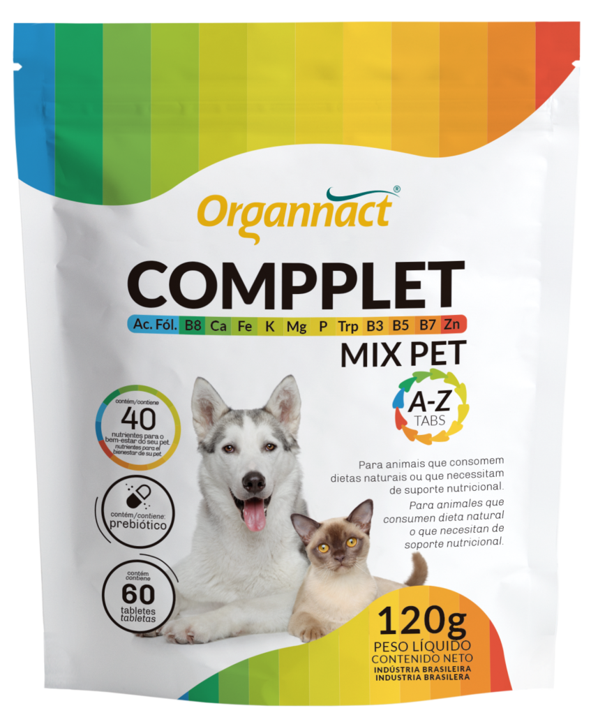 Compplet Mix Pet AZ Tabs Todas as fases da vida Organnact