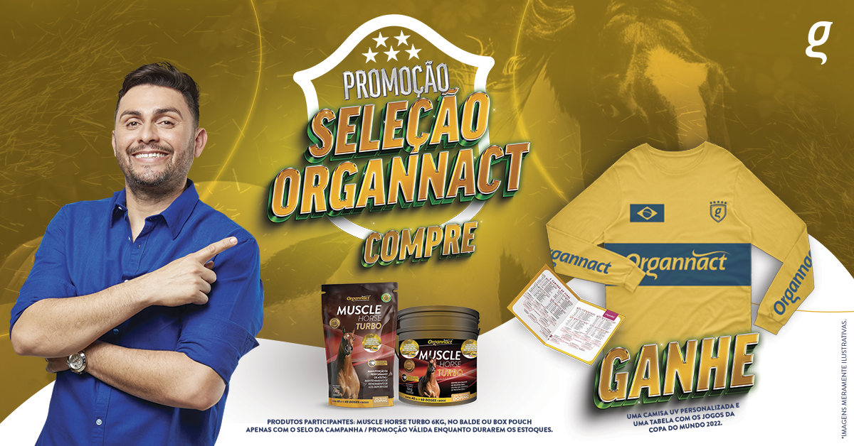 Você foi convocado para a Seleção Organnact #RumoaoHexa