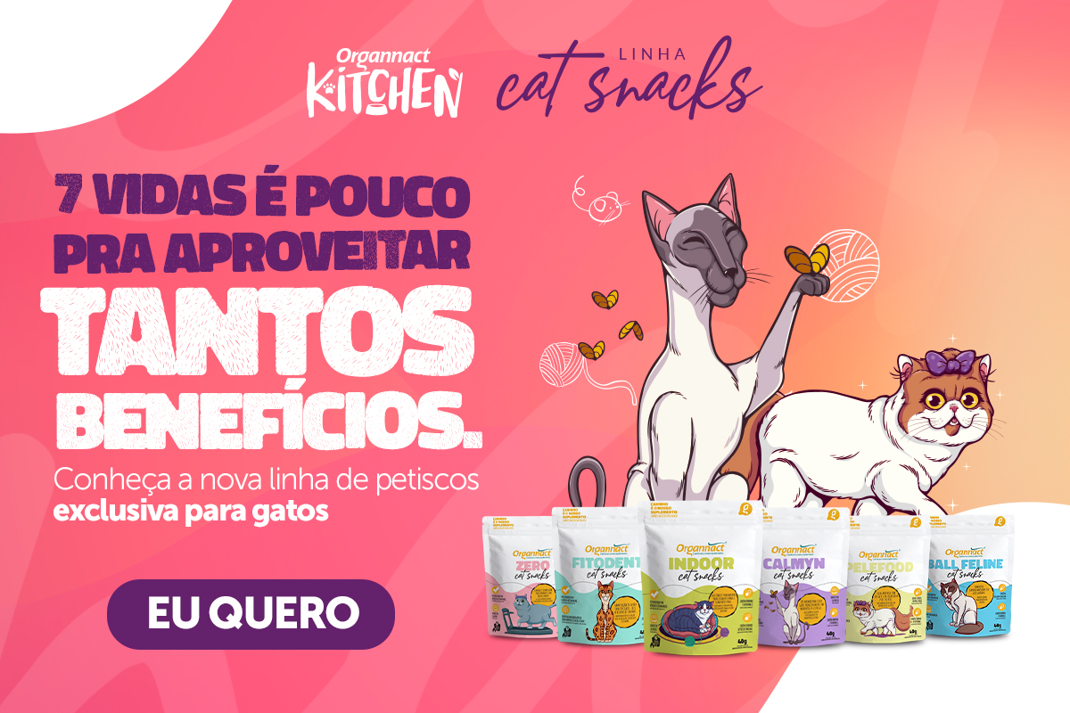 Linha Cat Snacks: 7 vidas é pouco para tantos benefícios