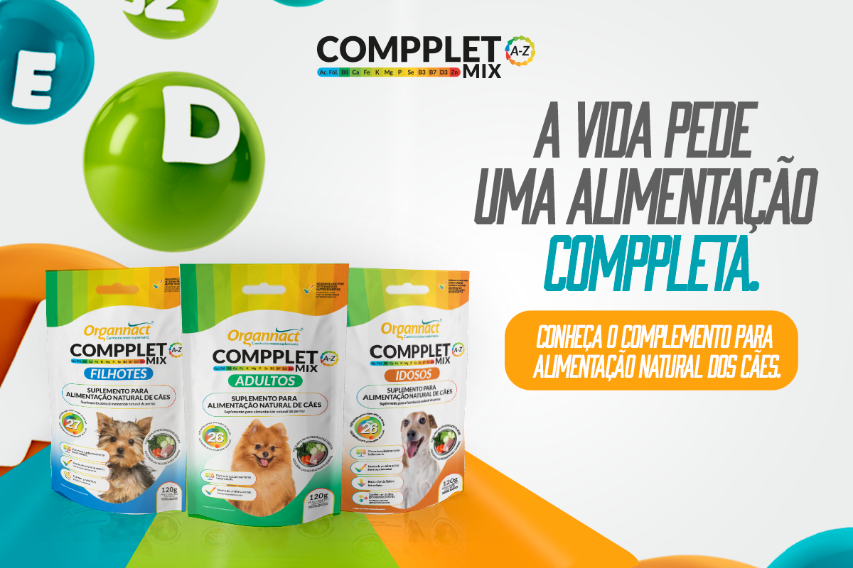 Linha Compplet Mix: O Complemento Para Alimentação Natural Dos Cães